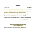 Prévia do modelo Recibo simples